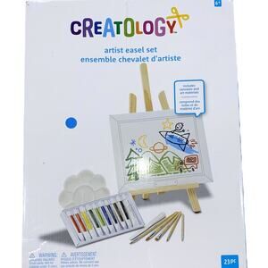 Creatology Artist Easel Set Painting Kit with Canvases and Acrylic Paints